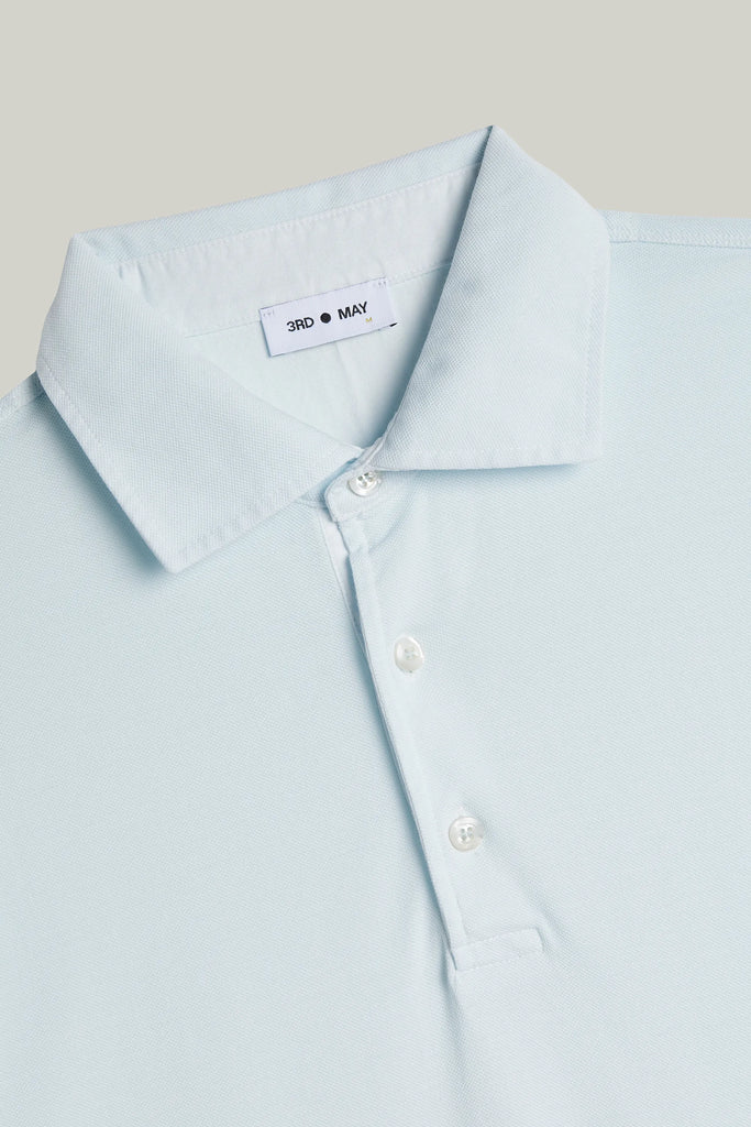 Polo-Shirt Kurzarm Pique Garment Dyed