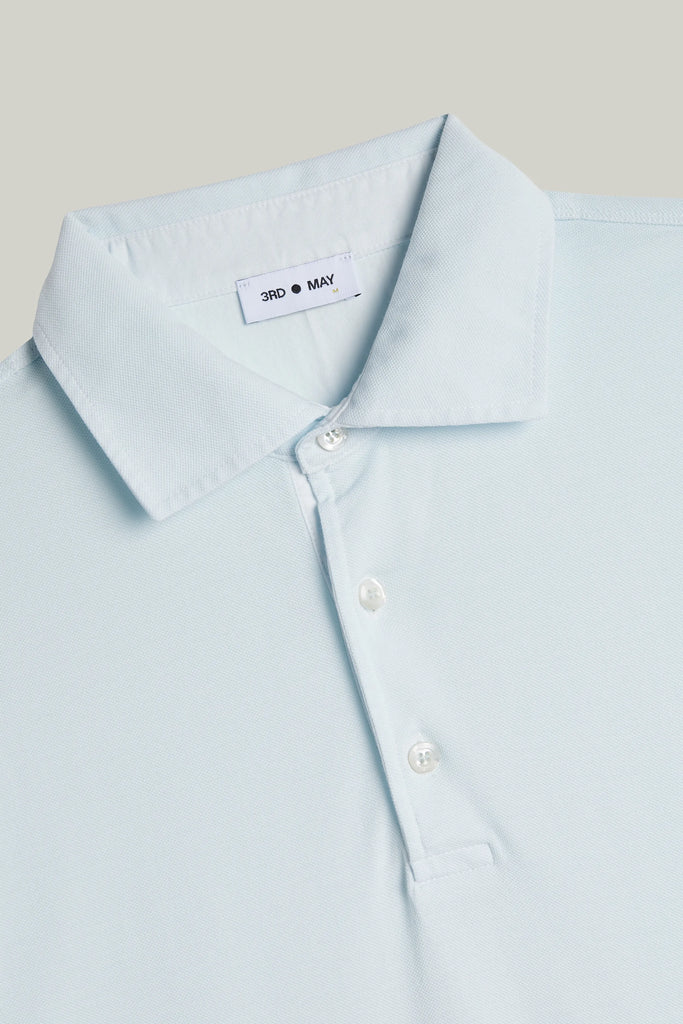 Polo-Shirt Kurzarm Pique Garment Dyed