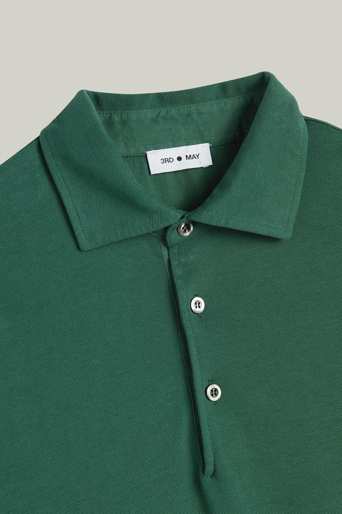 Polo-Shirt Kurzarm Pique Garment Dyed