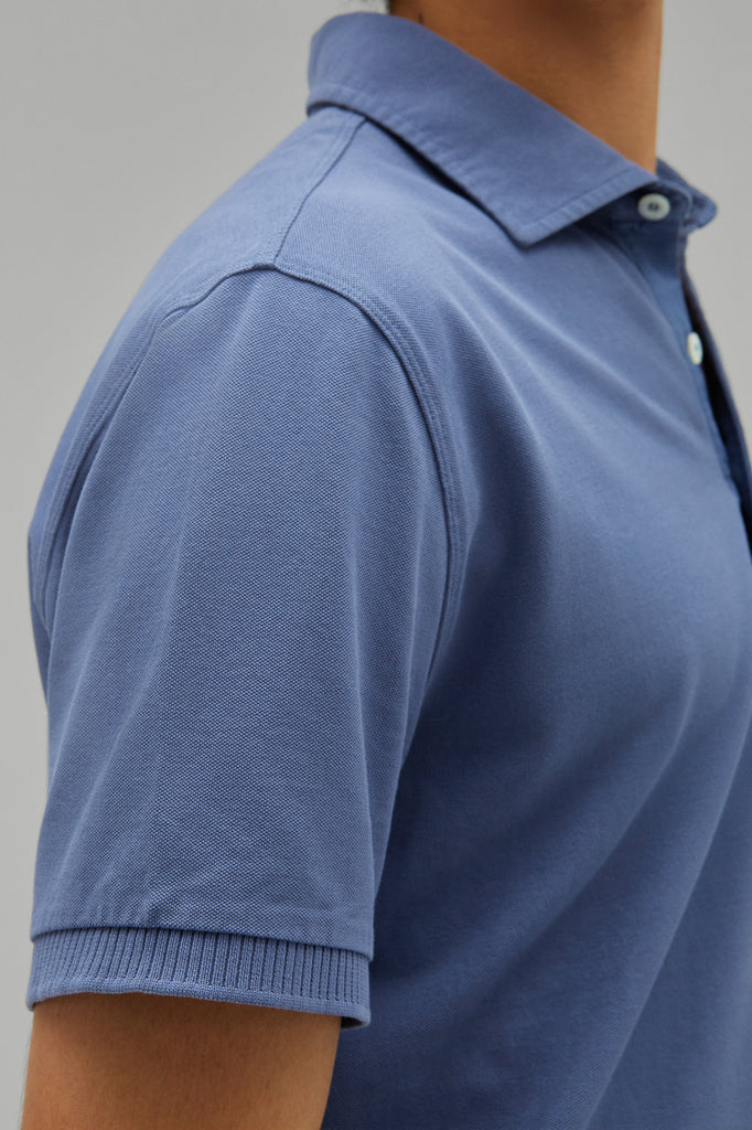 Polo-Shirt Kurzarm Pique Garment Dyed