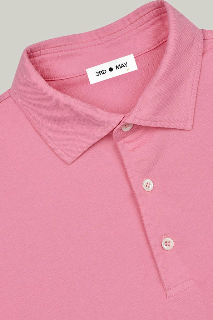 Polo-Shirt Kurzarm Jersey Garment Dyed