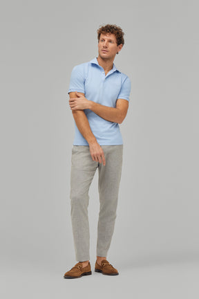 Polo-Shirt Kurzarm Jersey Garment Dyed