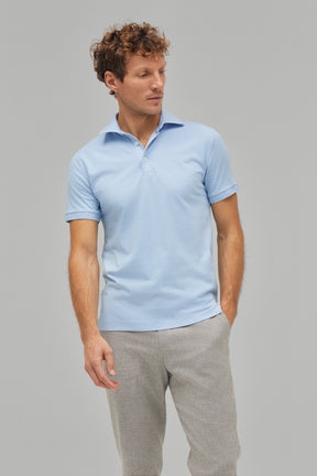 Polo-Shirt Kurzarm Jersey Garment Dyed