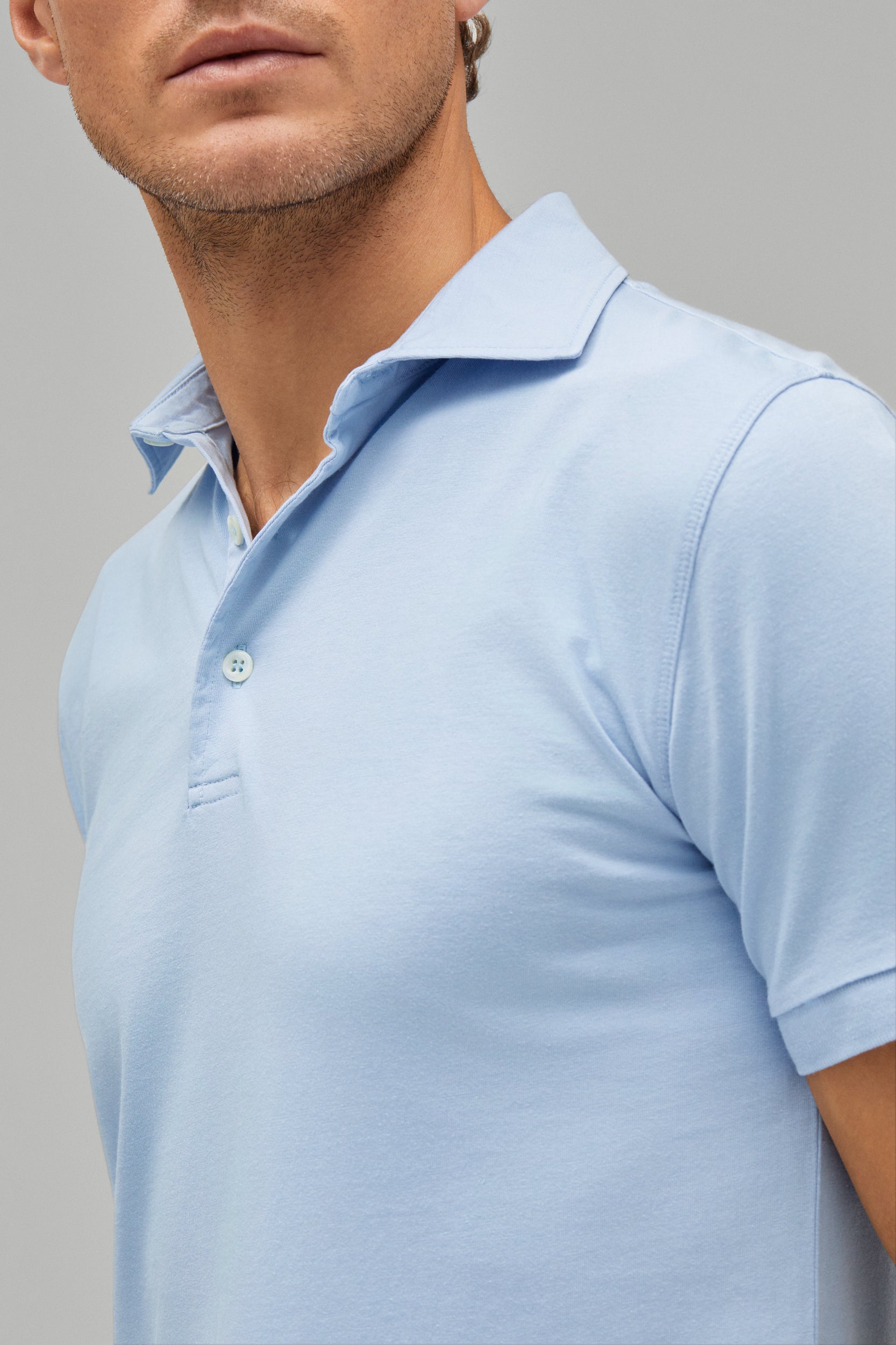 Polo-Shirt Kurzarm Jersey Garment Dyed