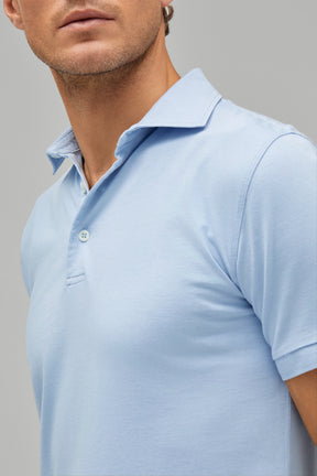 Polo-Shirt Kurzarm Jersey Garment Dyed
