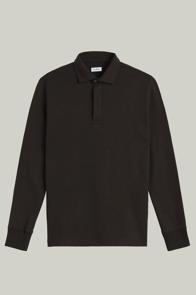 Polo Sweatshirt Modal Cotton