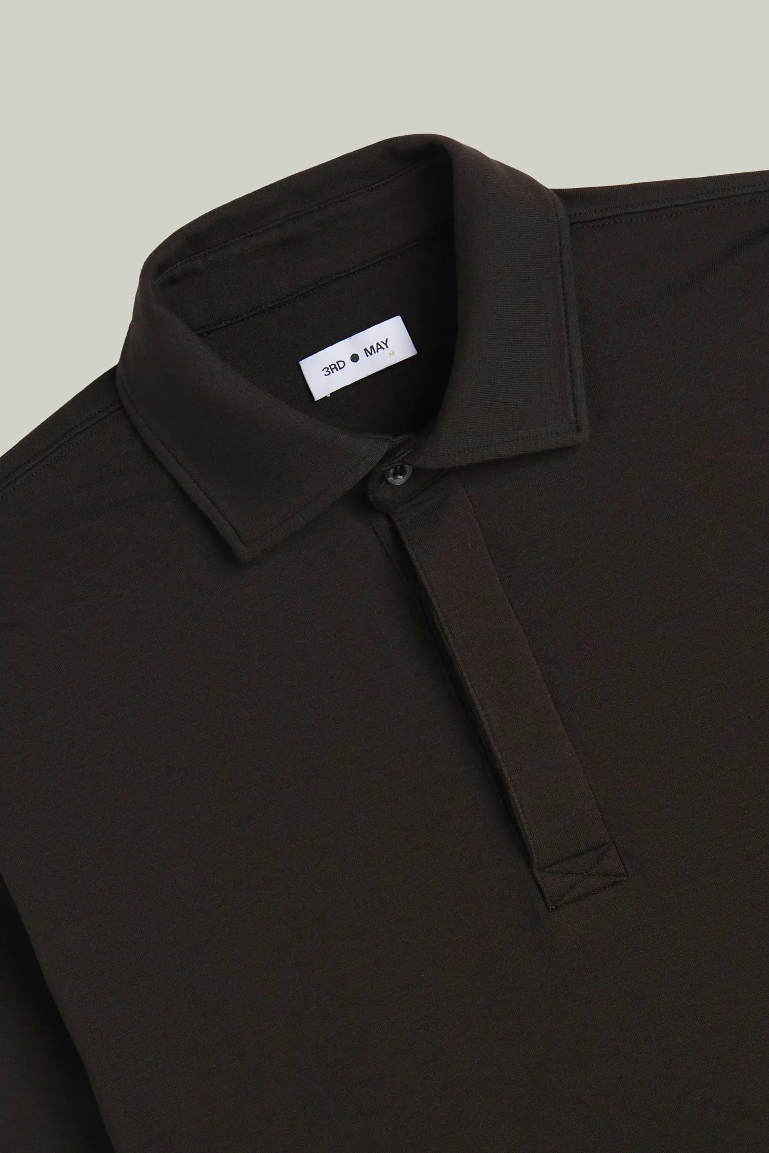Polo Sweatshirt Modal Cotton