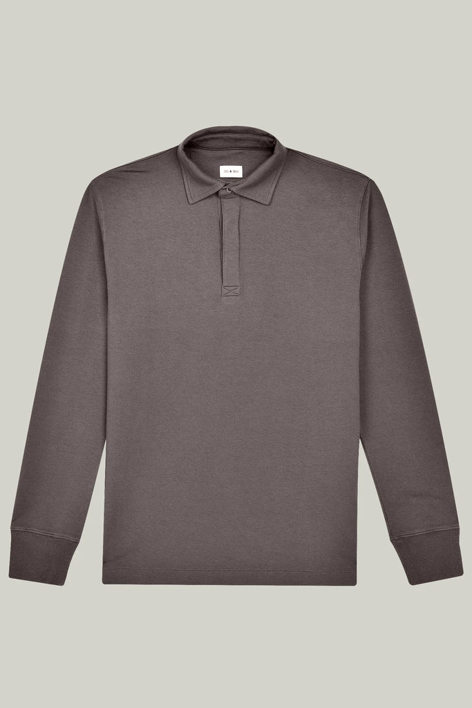 Polo Sweatshirt Modal Cotton