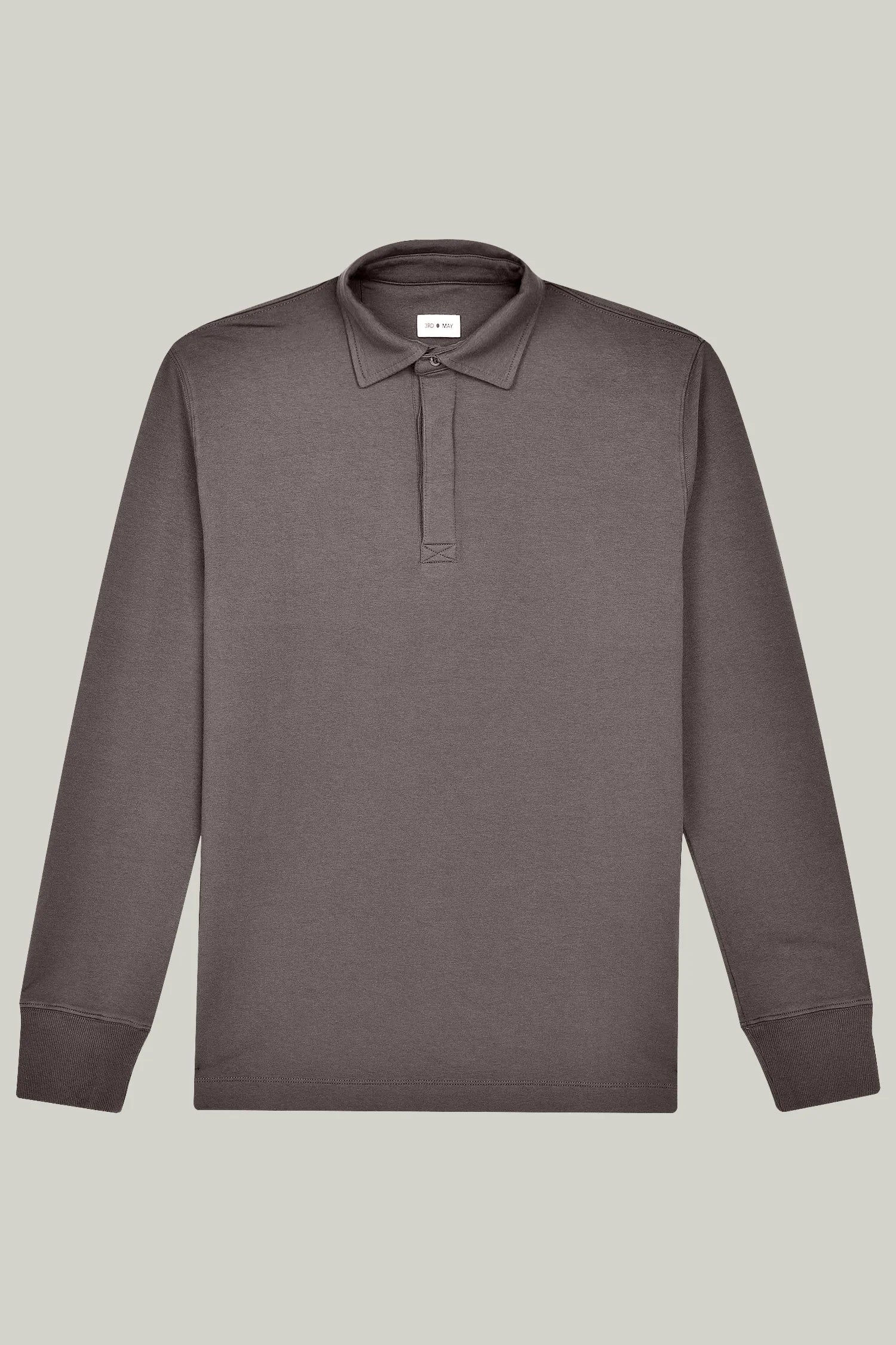 Polo Sweatshirt Modal Cotton