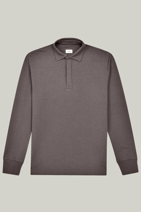 Polo Sweatshirt Modal Cotton