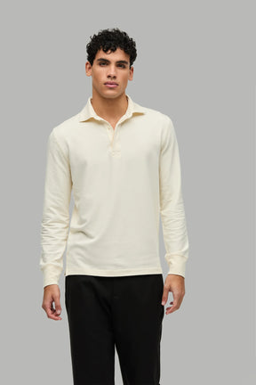 Polo Sweatshirt Modal Cotton
