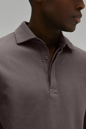 Polo Sweatshirt Modal Cotton