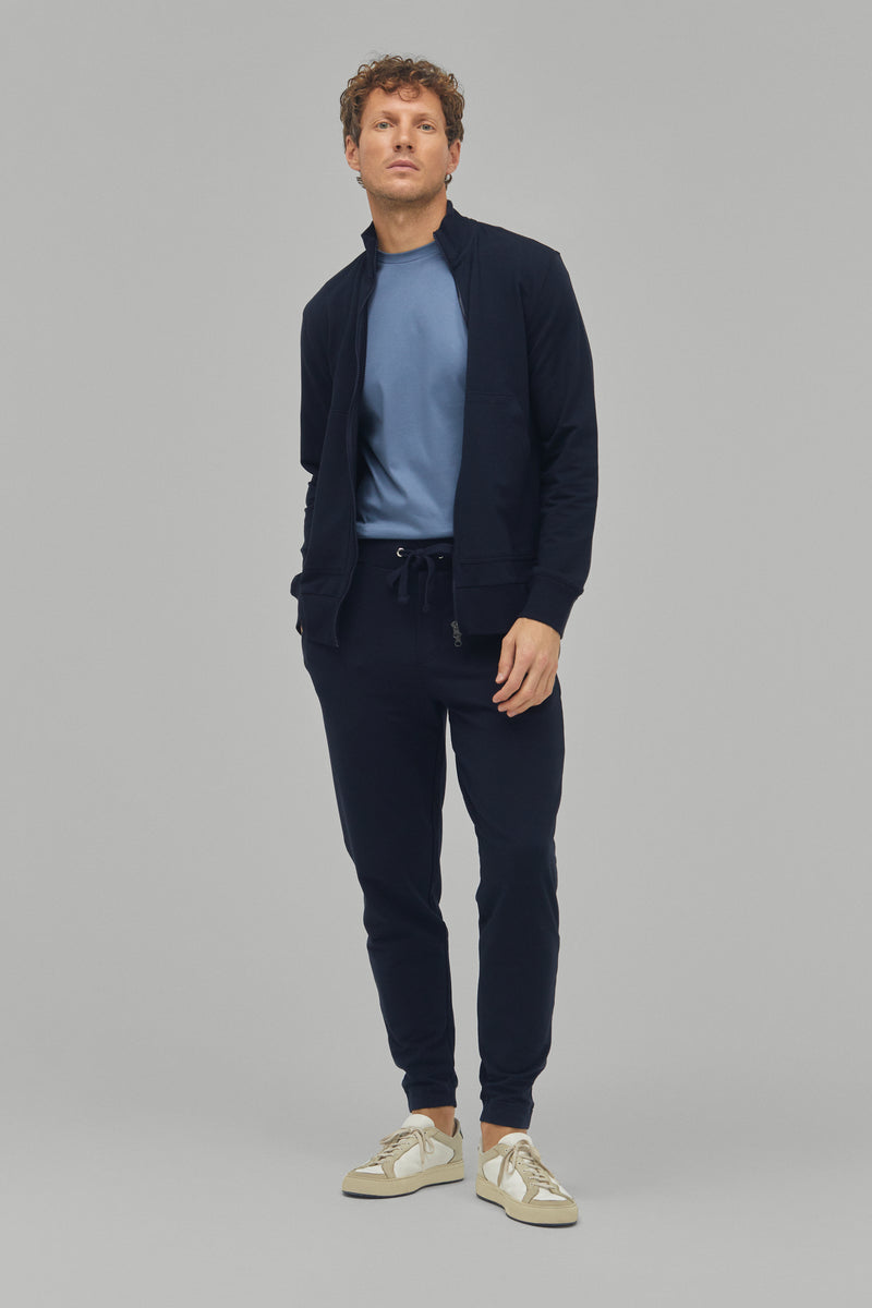 Sweatjacke Zip Modal/Cotton