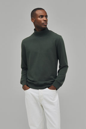 Sweatshirt Rollkragen Modal Cotton