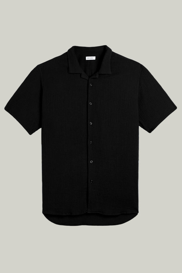 Bowling Shirt Musselin Black#Farbe_Black