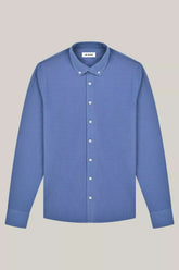 Hemd Langarm Pique Garment Dyed