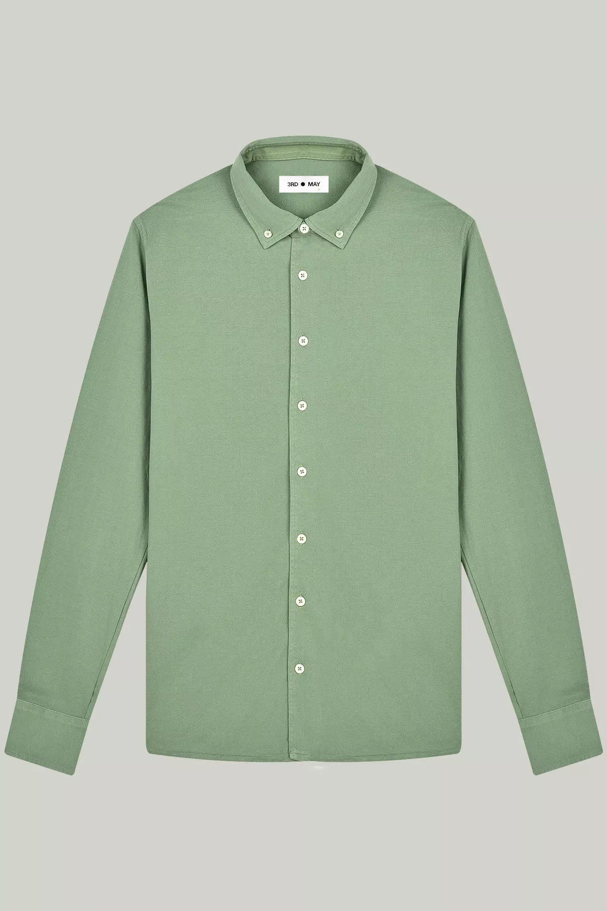 Hemd Langarm Pique Garment Dyed