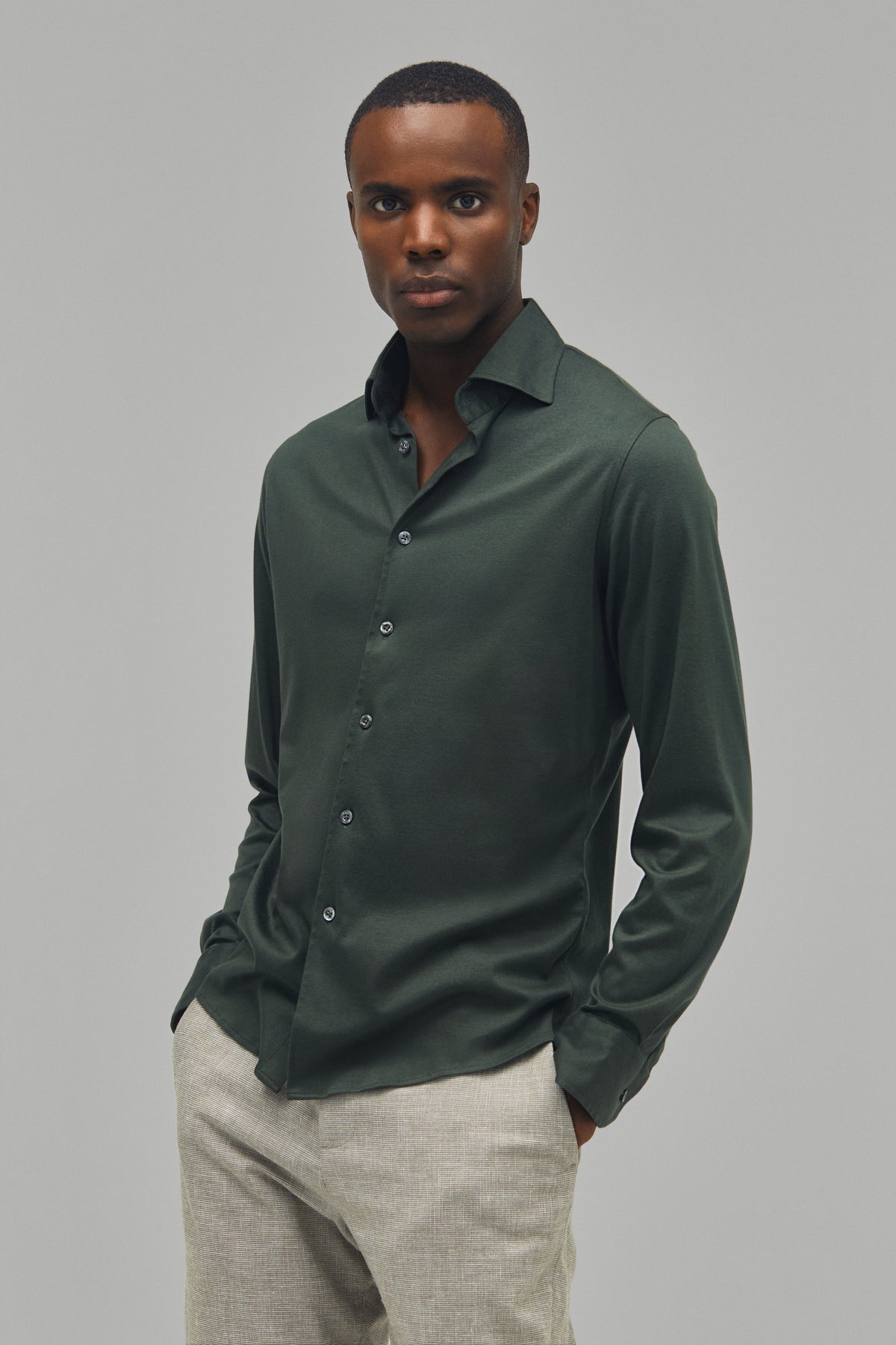 Hemd Langarm Swiss Cotton