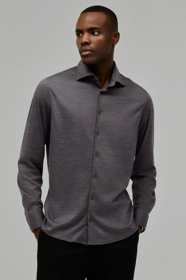 Hemd Langarm Luxe Wool Elephant#Farbe_Elephant