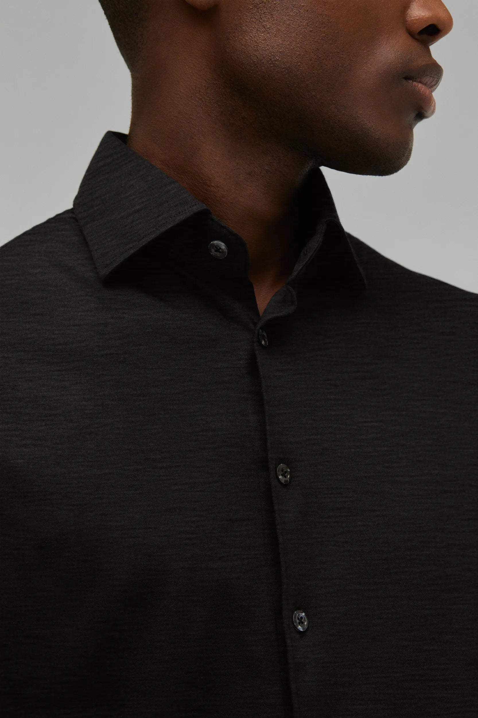 Hemd Langarm Luxe Wool