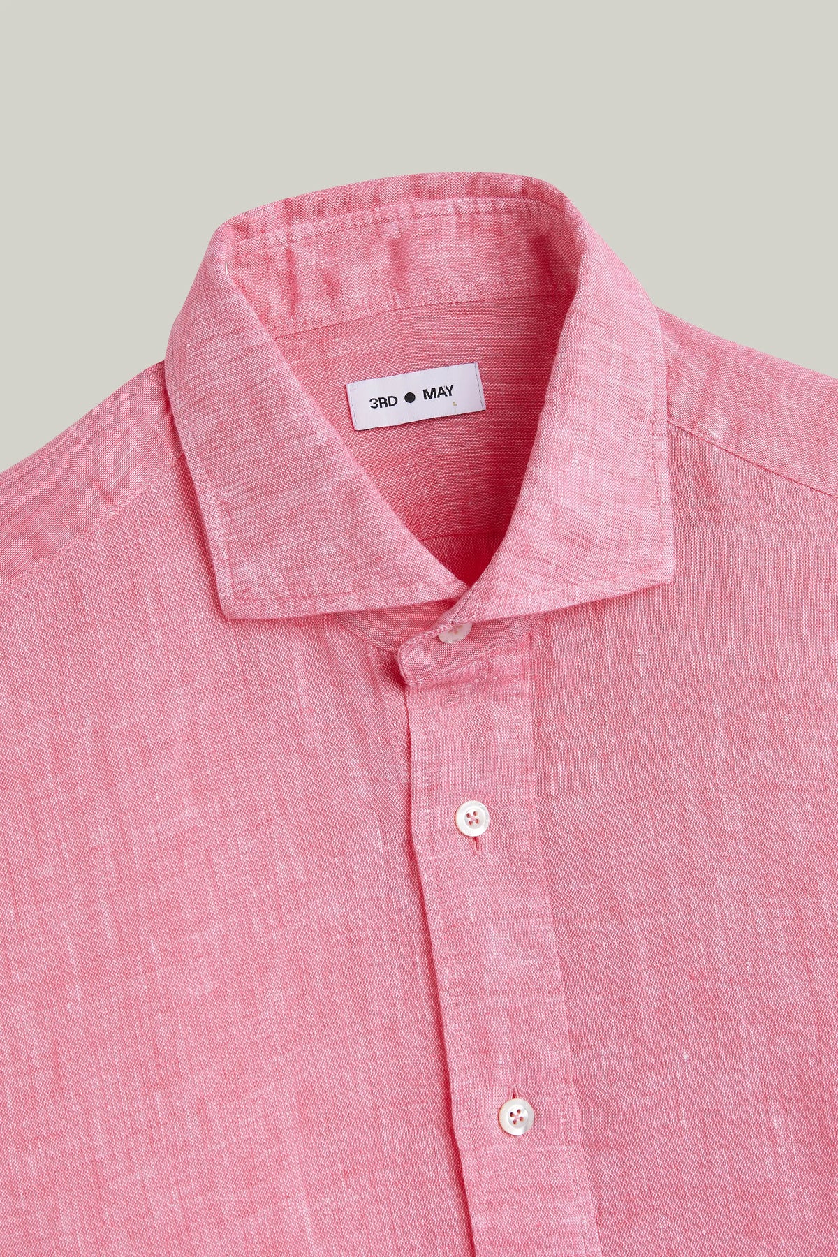 Hemd Langarm Leinen Rose#Farbe_Rose