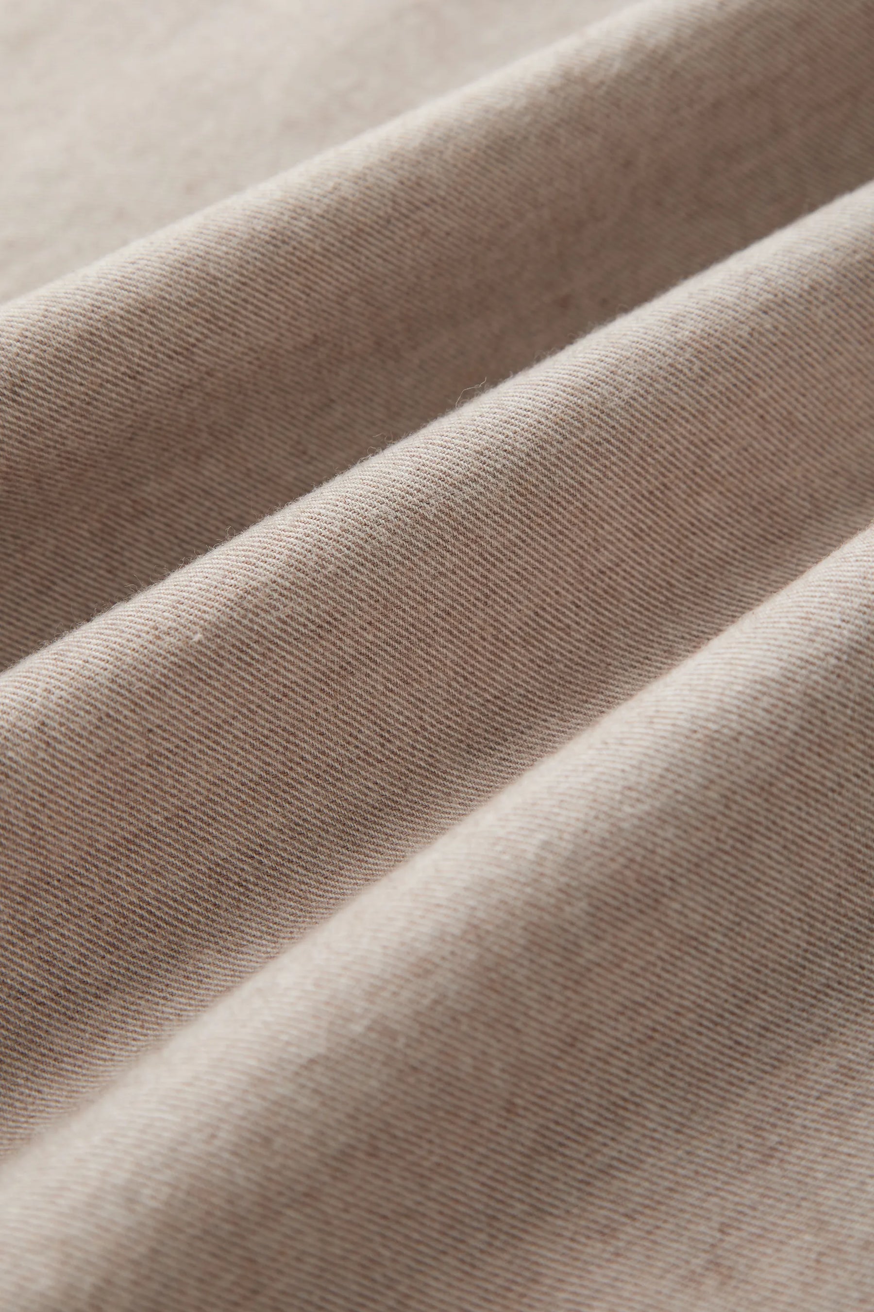 Hemd Langarm Flanell Melange