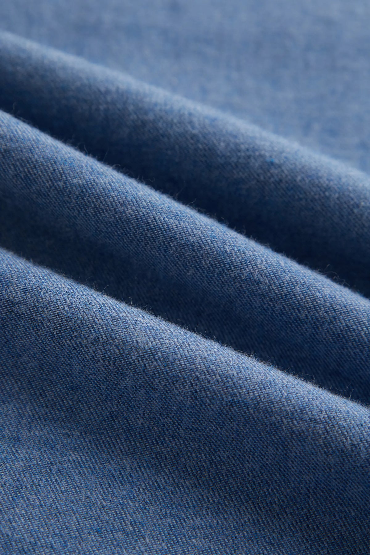 Hemd Langarm Flanell Melange