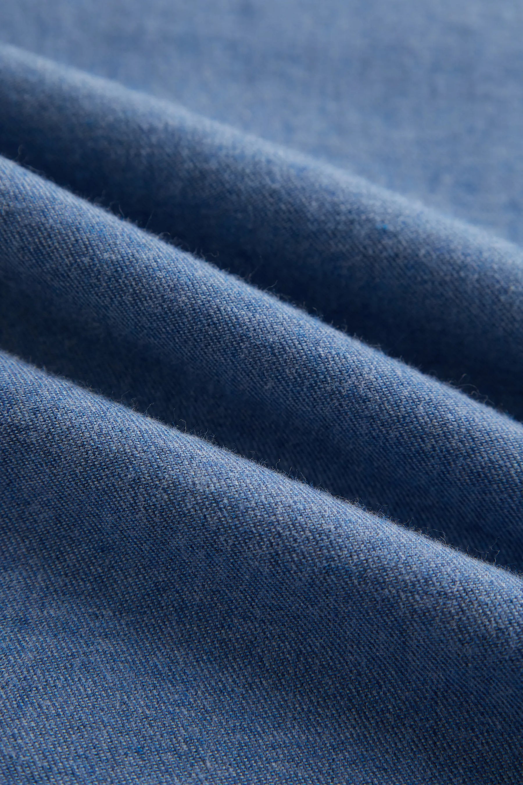 Hemd Langarm Flanell Melange