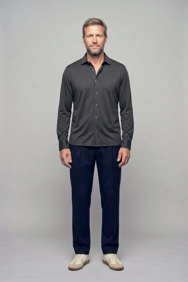 Hemd Langarm Luxe Wool Elephant#Farbe_Elephant