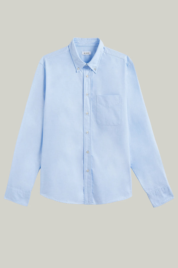 Hemd Langarm Vintage Oxford Sky#Farbe_Sky