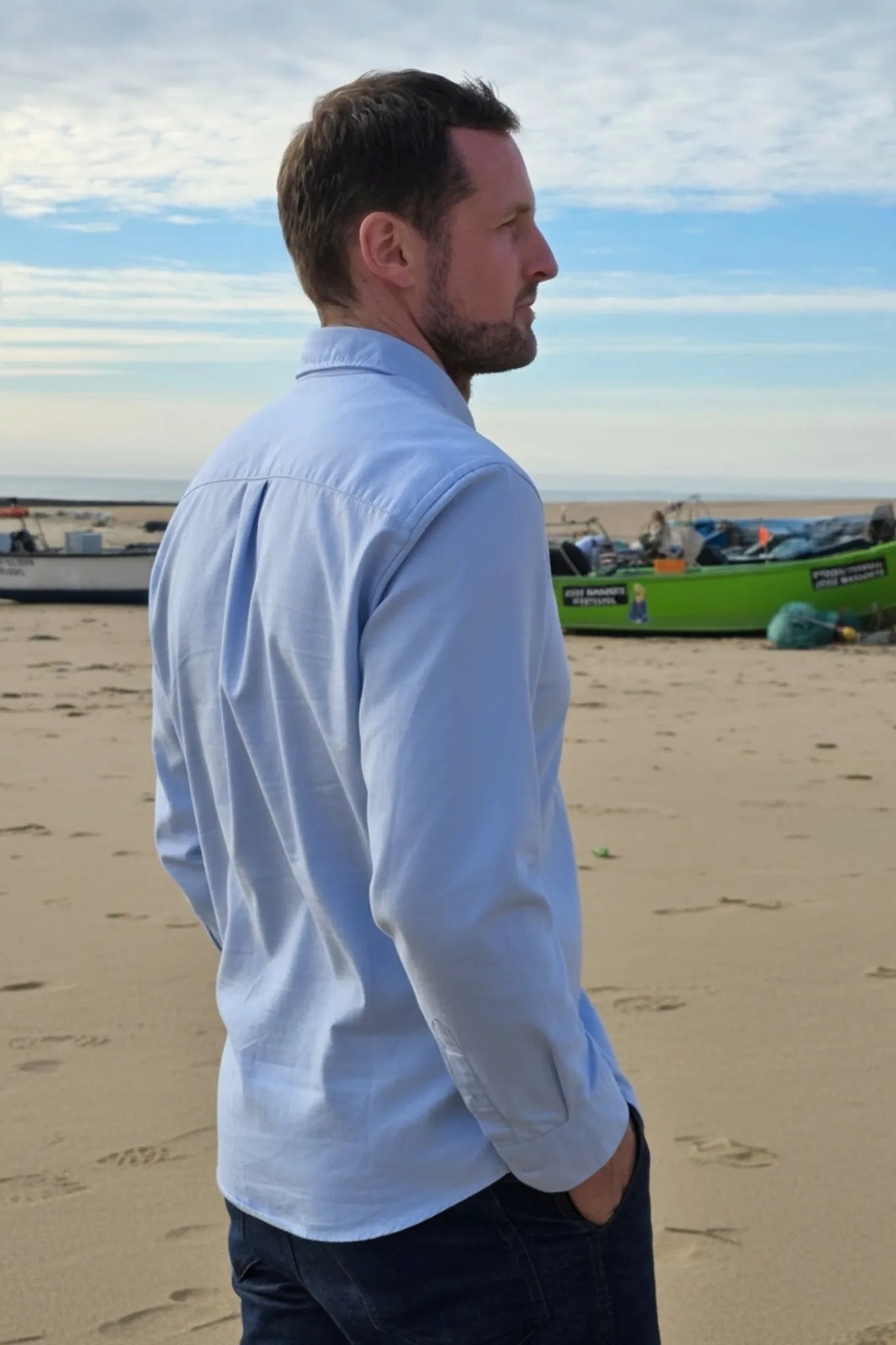 Hemd Langarm Vintage Oxford