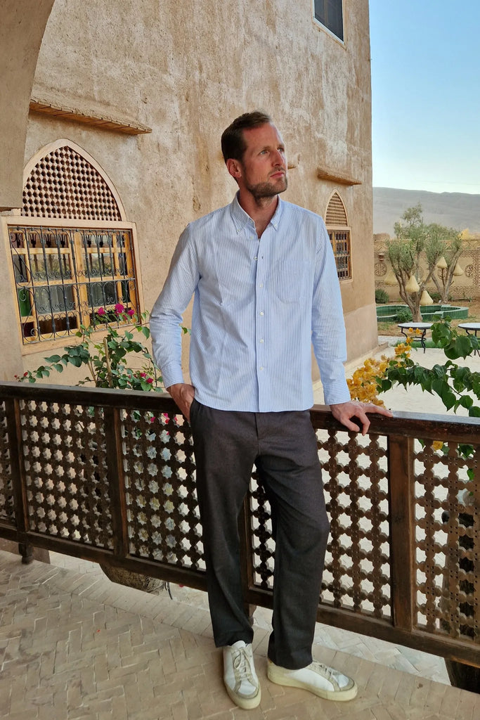 Hemd Langarm Vintage Oxford