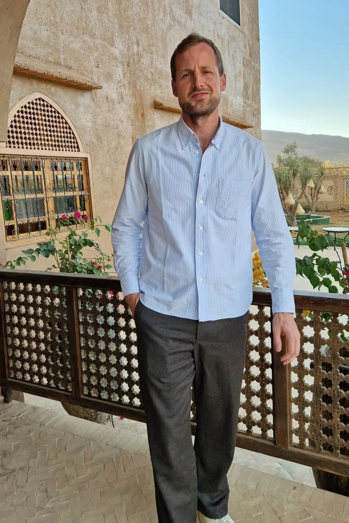 Hemd Langarm Vintage Oxford