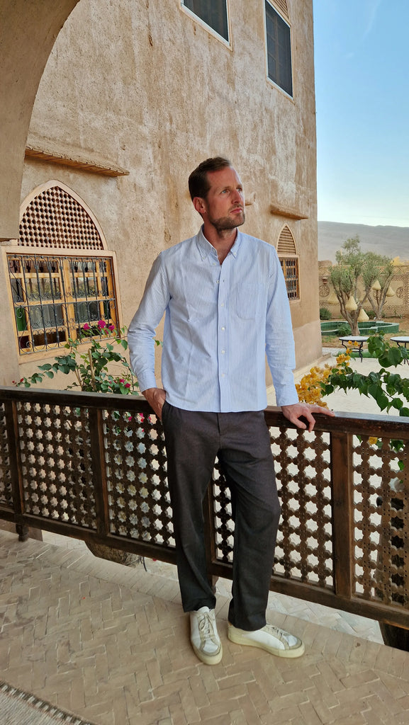 Hemd Langarm Vintage Oxford