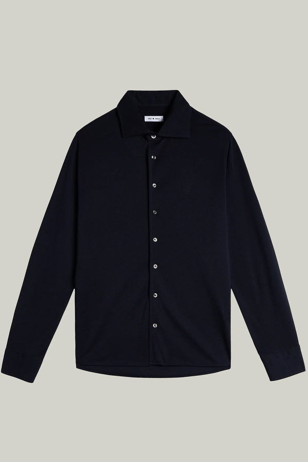 Hemd Casual Pique Brilliant Marine#Farbe_Marine