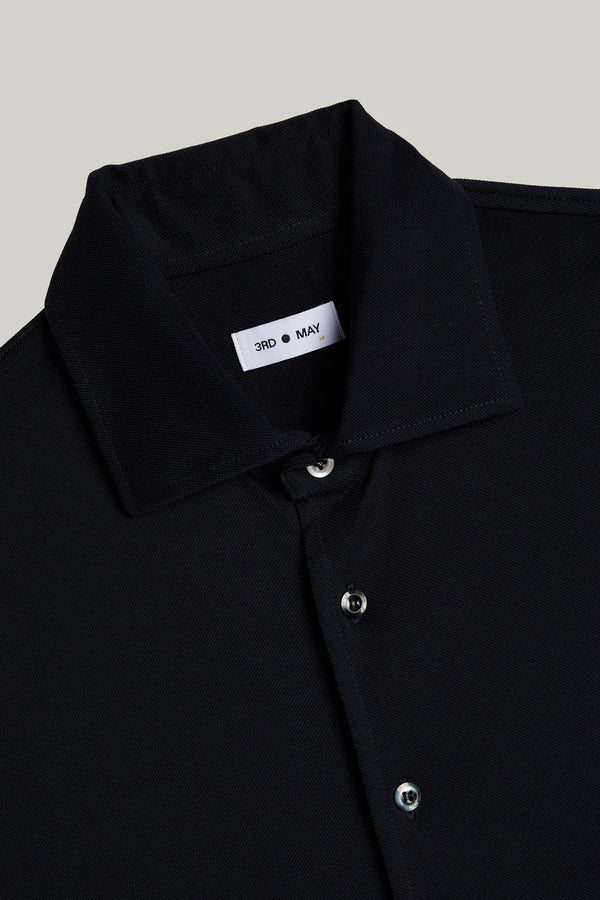 Hemd Casual Pique Brilliant Marine#Farbe_Marine