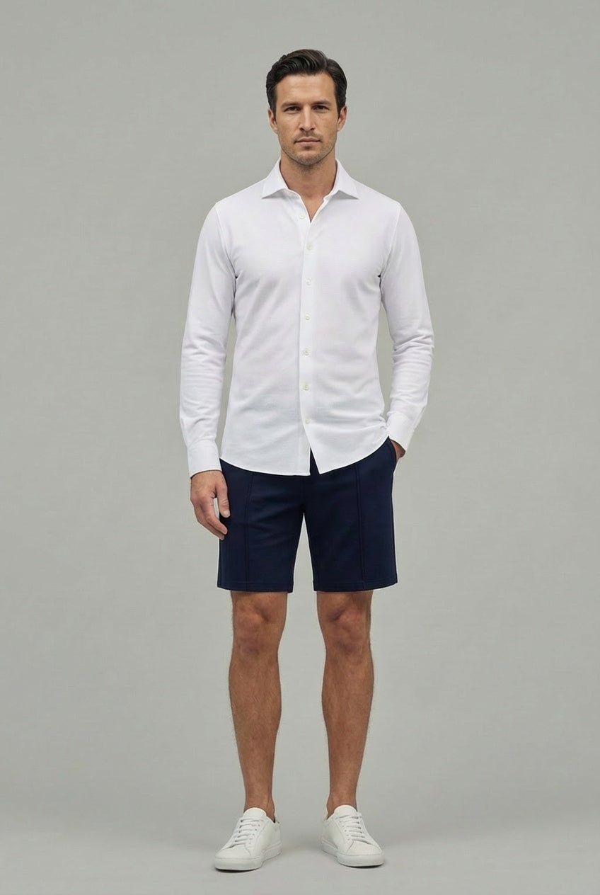 Hemd Casual Pique Brilliant