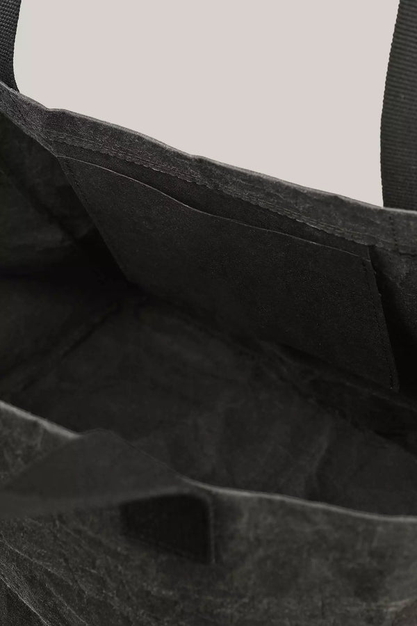 Beach Bag aus veganem Leder Black#Farbe_Black