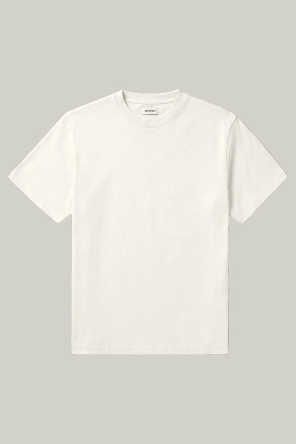 T-Shirt Kurzarm Organic Cotton Rib Offwhite#Farbe_Offwhite