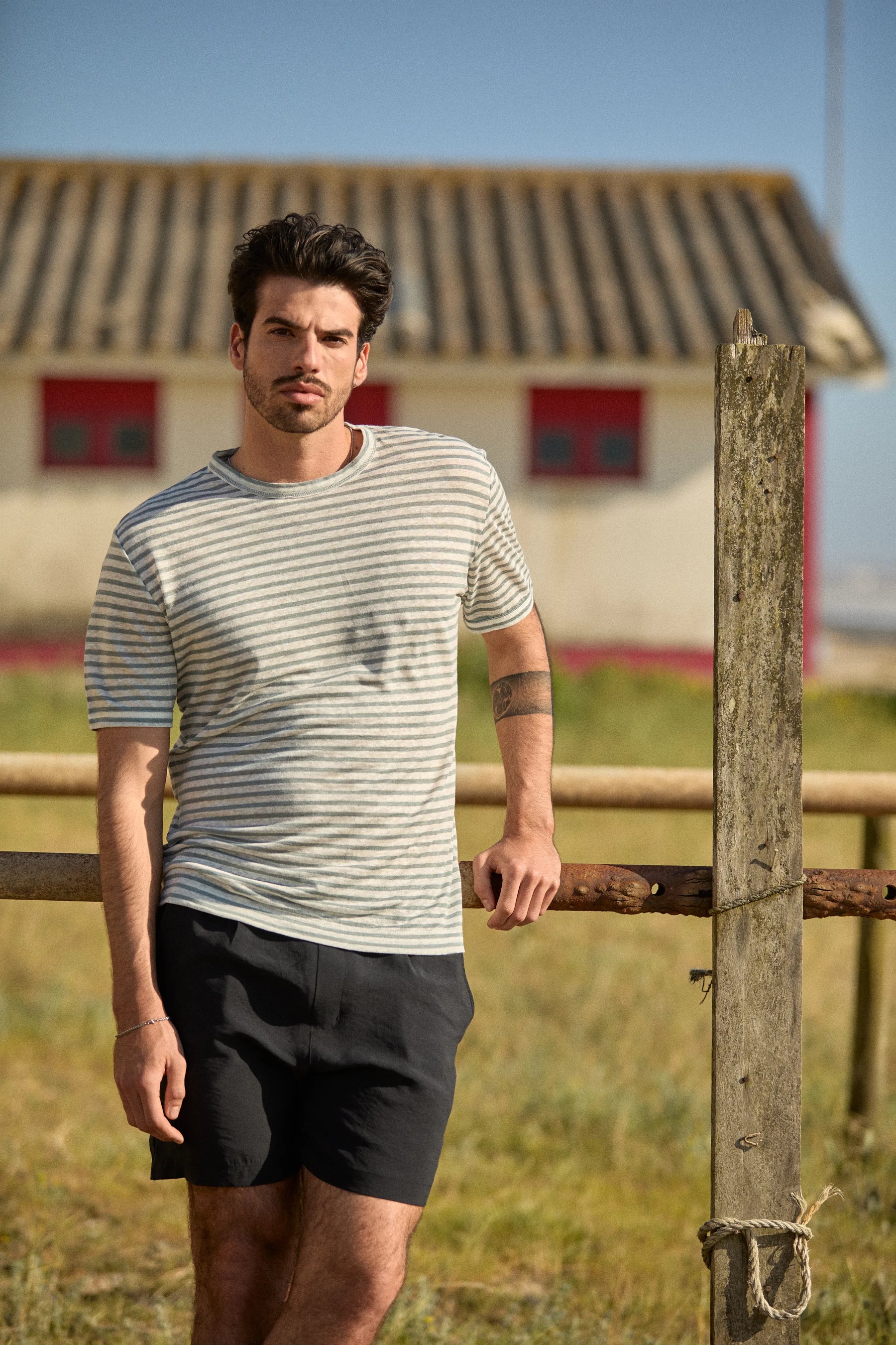 T-Shirt Kurzarm Leinen
