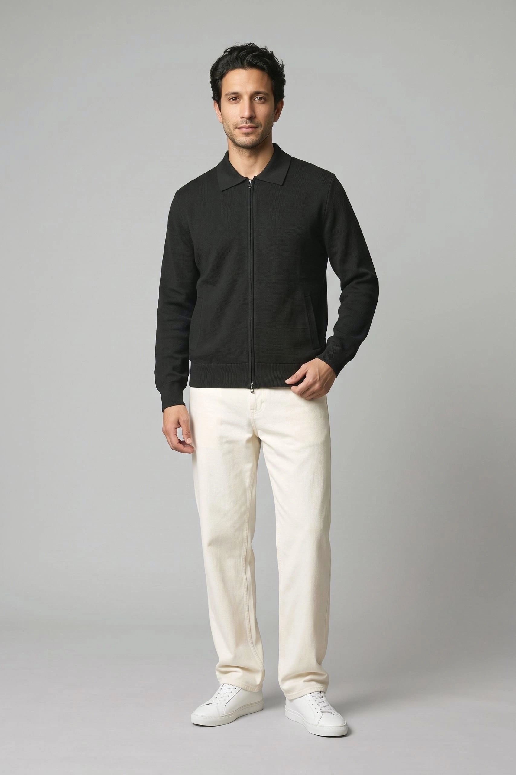 Knit Blouson Milano Rib