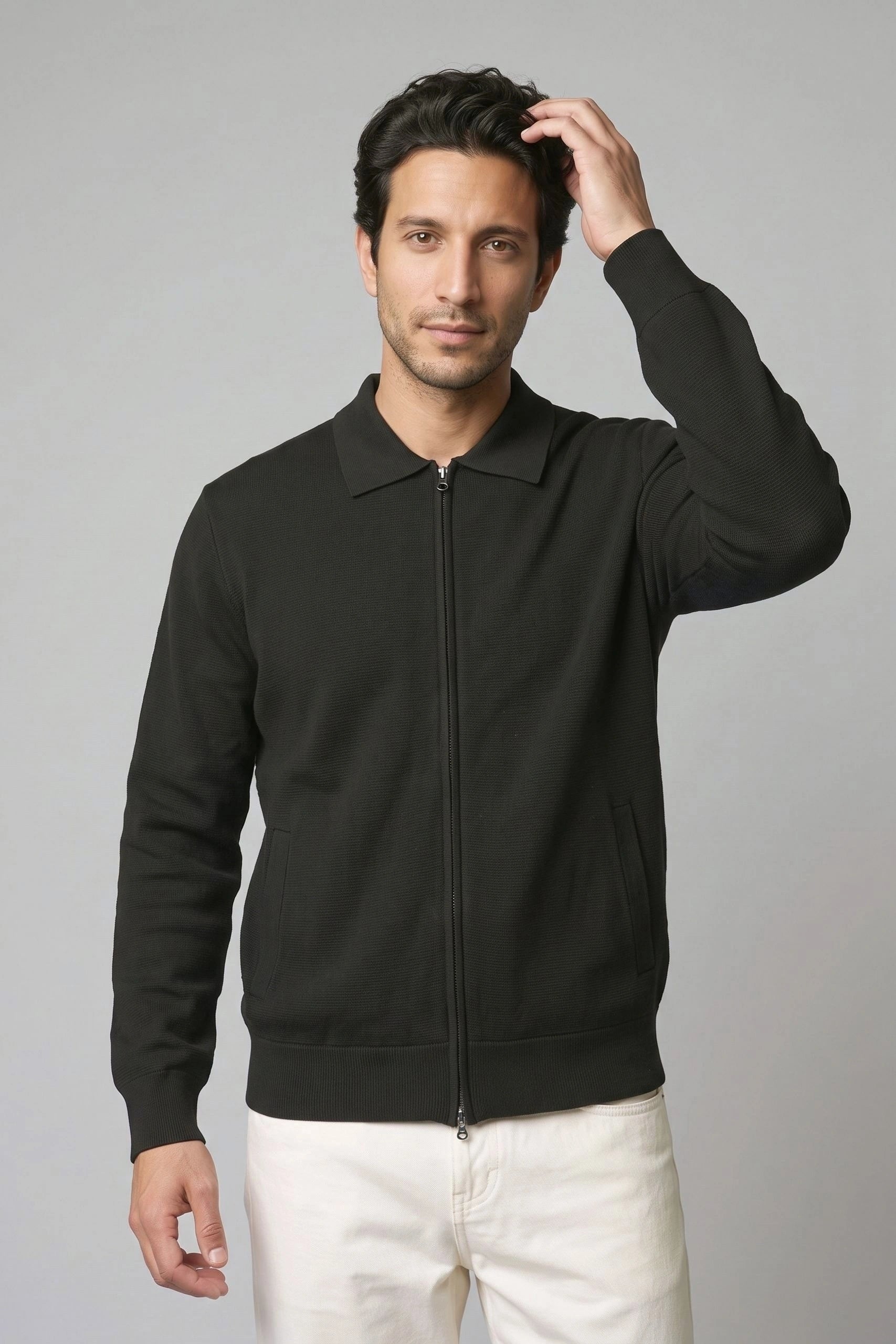 Knit Blouson Milano Rib