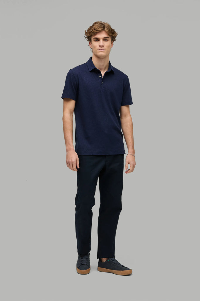 Polo-Shirt Kurzarm Leinen
