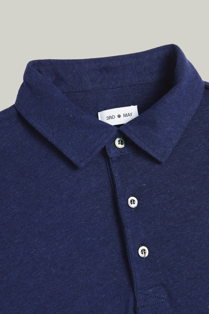 Polo-Shirt Kurzarm Leinen