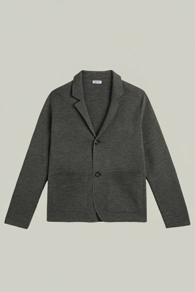 Strickblazer 2-Knopf Merino Extra Fine