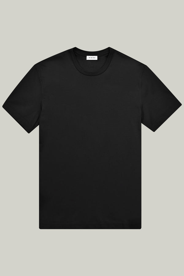 T-Shirt Kurzarm Swiss Cotton Black#Farbe_Black