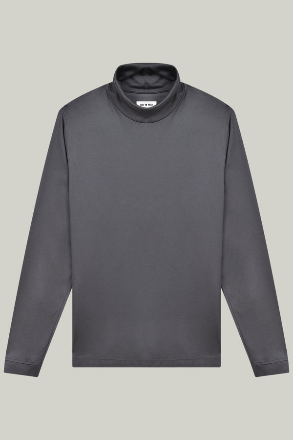 T-Shirt Rollkragen Swiss Cotton Elephant#Farbe_Elephant