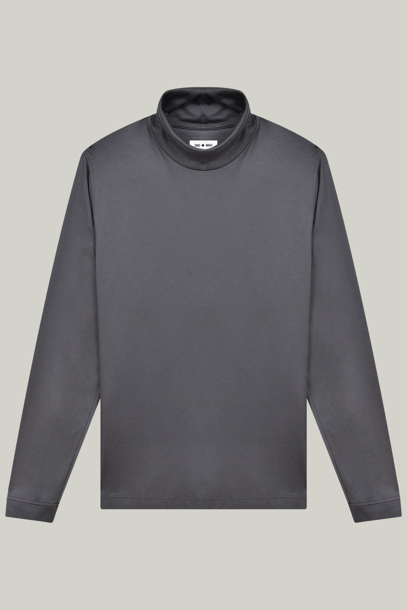 T-Shirt Rollkragen Swiss Cotton