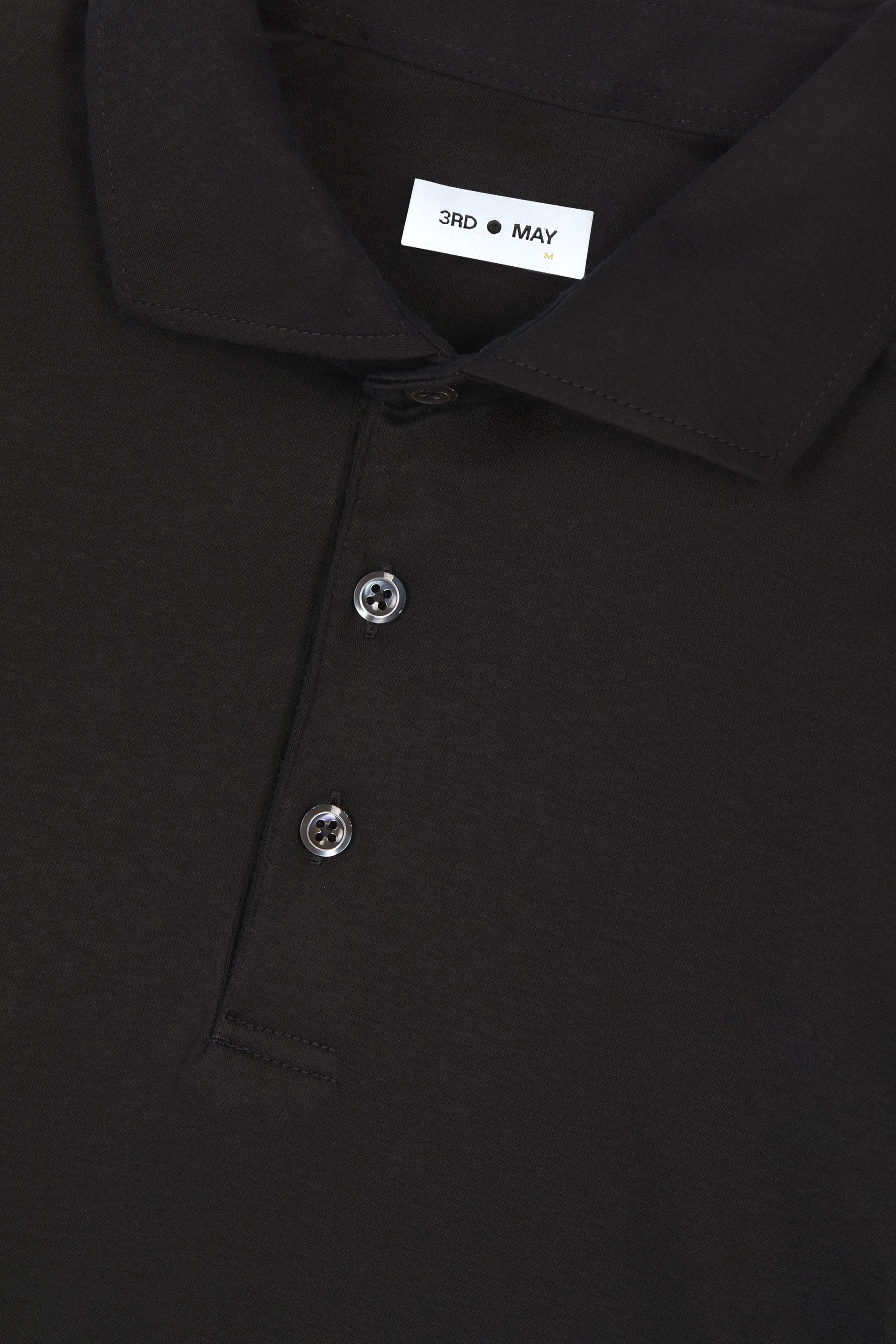 Swiss Cotton Polo-Shirt Langarm