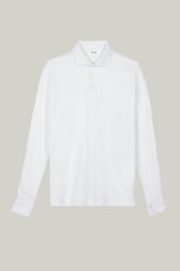 Polo-Shirt Langarm Swiss Cotton